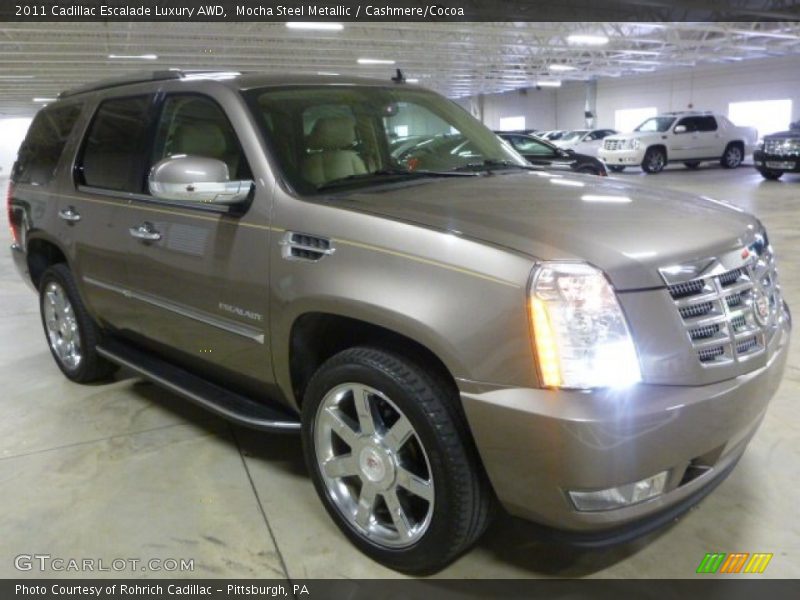 Mocha Steel Metallic / Cashmere/Cocoa 2011 Cadillac Escalade Luxury AWD