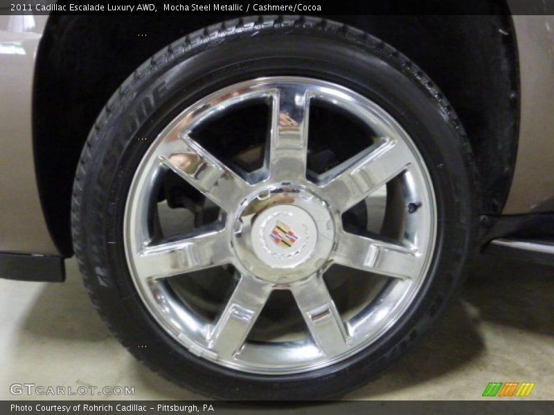 Mocha Steel Metallic / Cashmere/Cocoa 2011 Cadillac Escalade Luxury AWD
