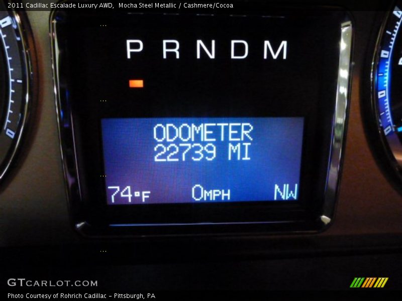 Mocha Steel Metallic / Cashmere/Cocoa 2011 Cadillac Escalade Luxury AWD
