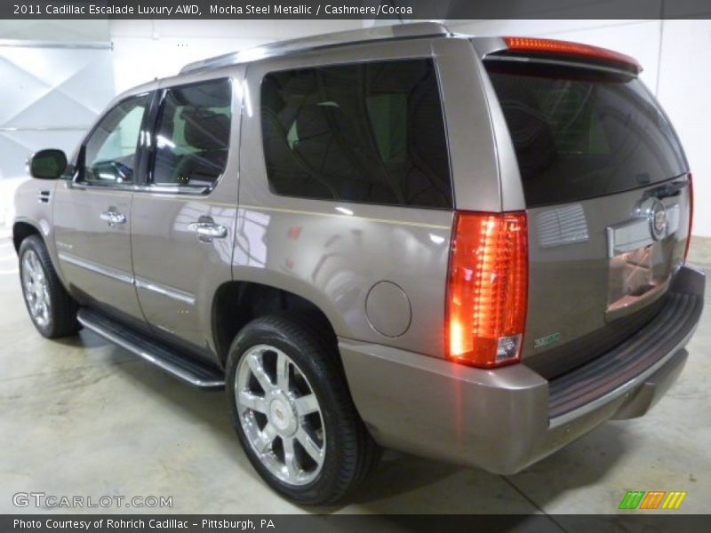 Mocha Steel Metallic / Cashmere/Cocoa 2011 Cadillac Escalade Luxury AWD