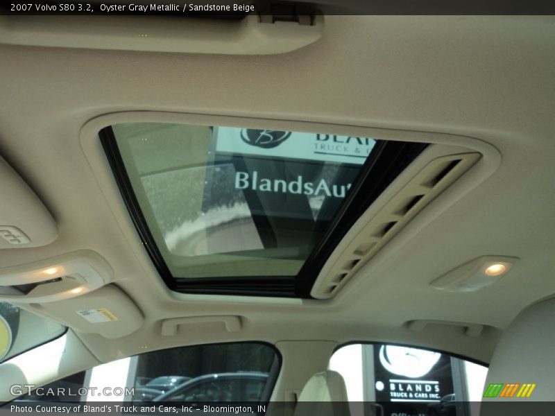 Oyster Gray Metallic / Sandstone Beige 2007 Volvo S80 3.2