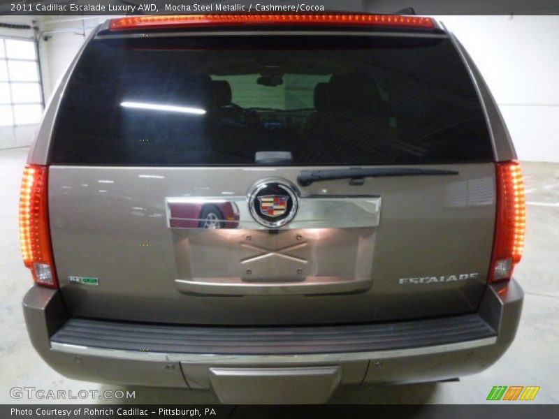 Mocha Steel Metallic / Cashmere/Cocoa 2011 Cadillac Escalade Luxury AWD