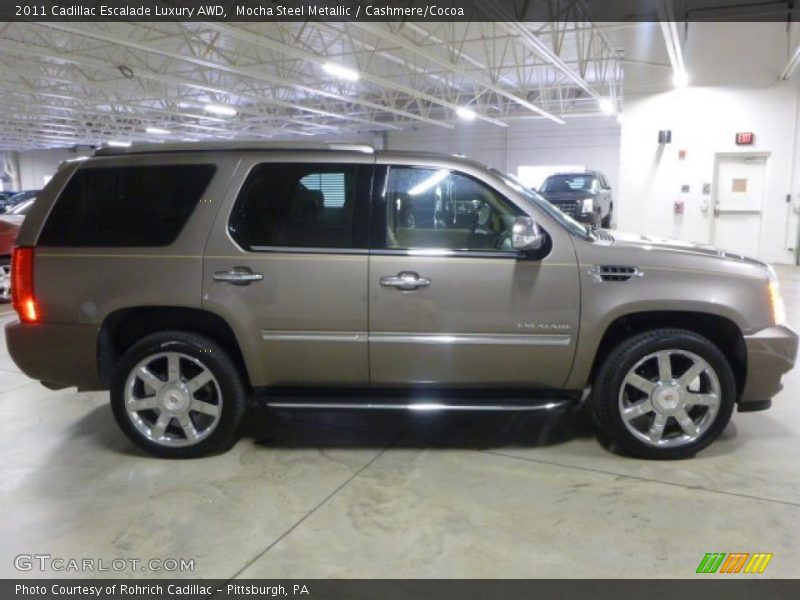 Mocha Steel Metallic / Cashmere/Cocoa 2011 Cadillac Escalade Luxury AWD