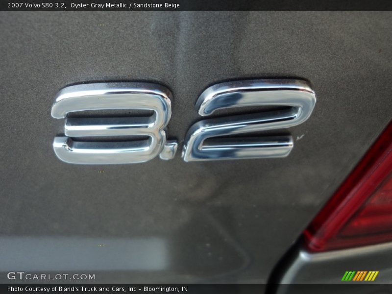 Oyster Gray Metallic / Sandstone Beige 2007 Volvo S80 3.2