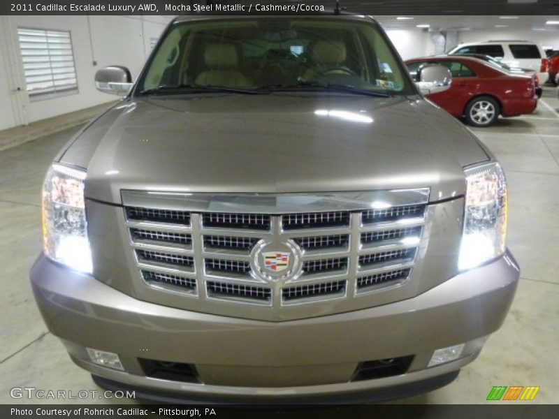 Mocha Steel Metallic / Cashmere/Cocoa 2011 Cadillac Escalade Luxury AWD