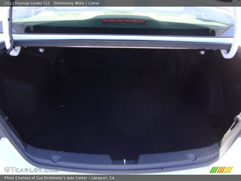 Shimmering White / Camel 2013 Hyundai Sonata GLS
