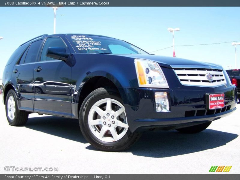 Blue Chip / Cashmere/Cocoa 2008 Cadillac SRX 4 V6 AWD