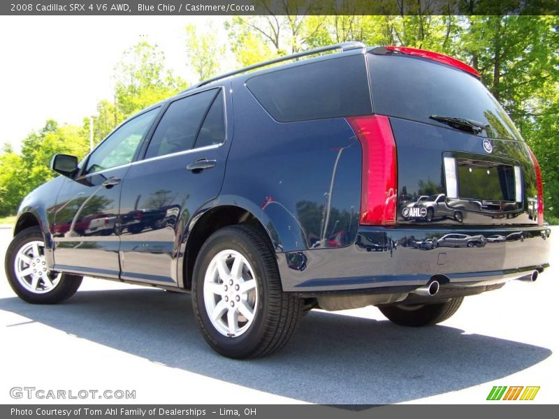 Blue Chip / Cashmere/Cocoa 2008 Cadillac SRX 4 V6 AWD