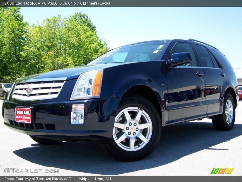 Blue Chip / Cashmere/Cocoa 2008 Cadillac SRX 4 V6 AWD