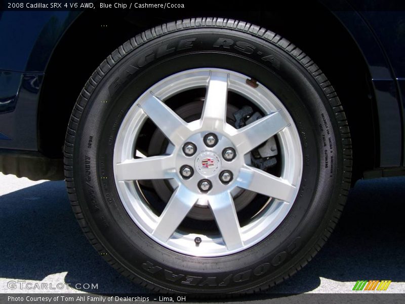 Blue Chip / Cashmere/Cocoa 2008 Cadillac SRX 4 V6 AWD