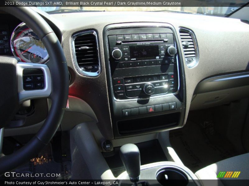 Brilliant Black Crystal Pearl / Dark Graystone/Medium Graystone 2013 Dodge Durango SXT AWD