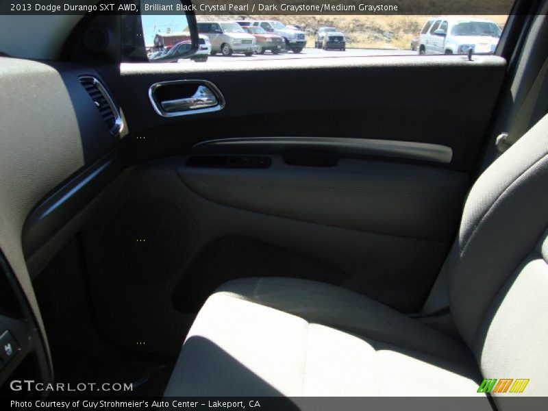 Brilliant Black Crystal Pearl / Dark Graystone/Medium Graystone 2013 Dodge Durango SXT AWD