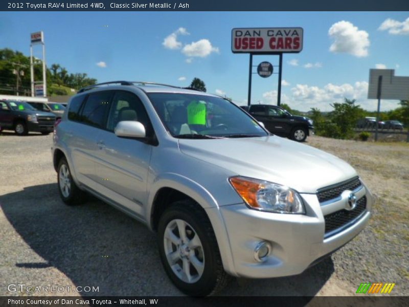 Classic Silver Metallic / Ash 2012 Toyota RAV4 Limited 4WD