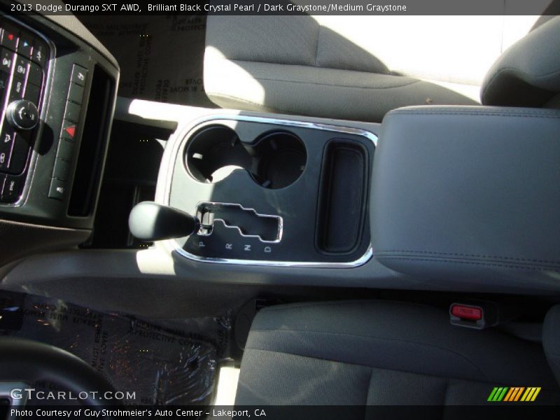 Brilliant Black Crystal Pearl / Dark Graystone/Medium Graystone 2013 Dodge Durango SXT AWD