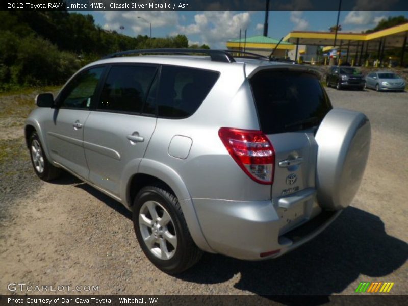 Classic Silver Metallic / Ash 2012 Toyota RAV4 Limited 4WD