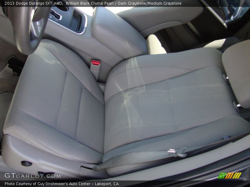 Brilliant Black Crystal Pearl / Dark Graystone/Medium Graystone 2013 Dodge Durango SXT AWD