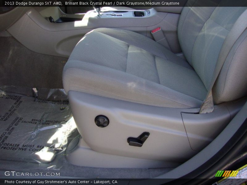 Brilliant Black Crystal Pearl / Dark Graystone/Medium Graystone 2013 Dodge Durango SXT AWD