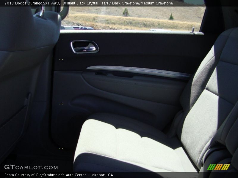 Brilliant Black Crystal Pearl / Dark Graystone/Medium Graystone 2013 Dodge Durango SXT AWD