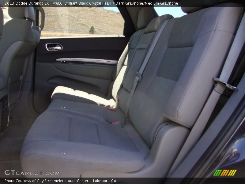 Brilliant Black Crystal Pearl / Dark Graystone/Medium Graystone 2013 Dodge Durango SXT AWD