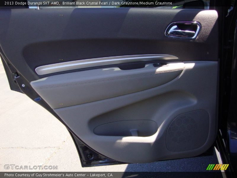 Brilliant Black Crystal Pearl / Dark Graystone/Medium Graystone 2013 Dodge Durango SXT AWD