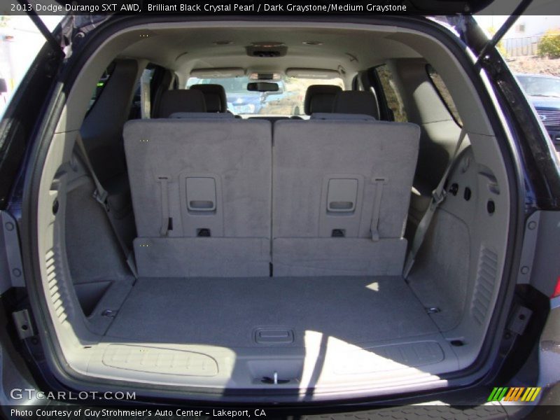 Brilliant Black Crystal Pearl / Dark Graystone/Medium Graystone 2013 Dodge Durango SXT AWD