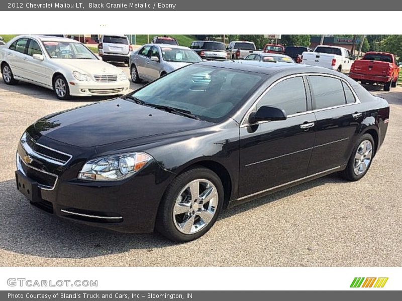 Black Granite Metallic / Ebony 2012 Chevrolet Malibu LT
