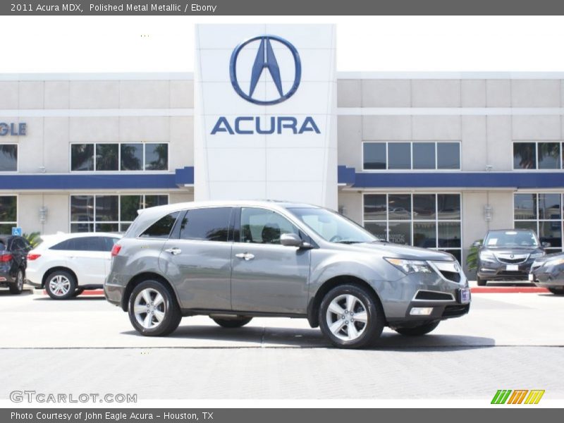 Polished Metal Metallic / Ebony 2011 Acura MDX