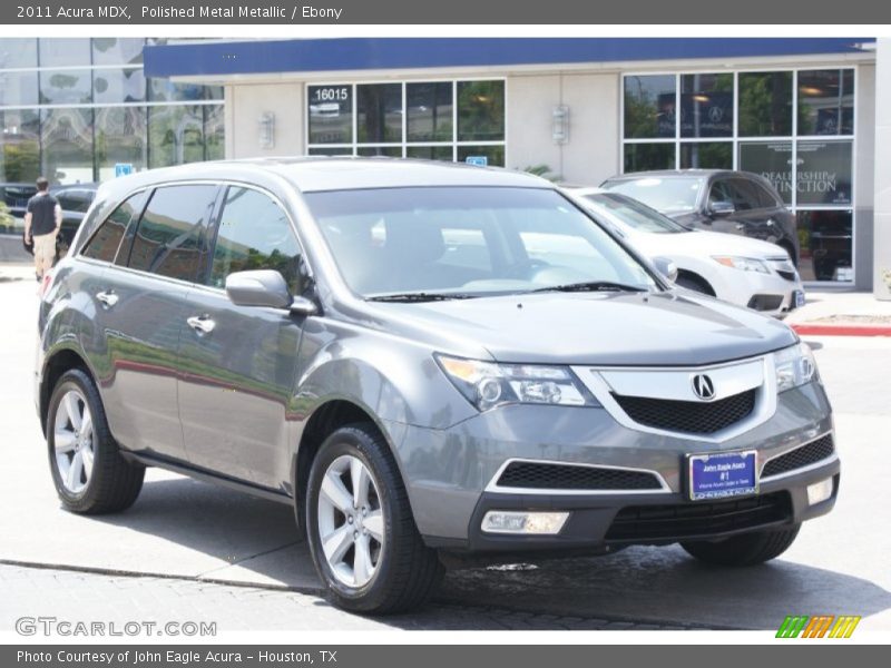 Polished Metal Metallic / Ebony 2011 Acura MDX