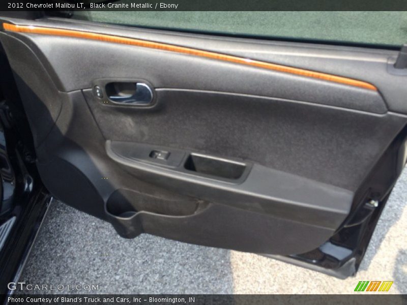 Black Granite Metallic / Ebony 2012 Chevrolet Malibu LT