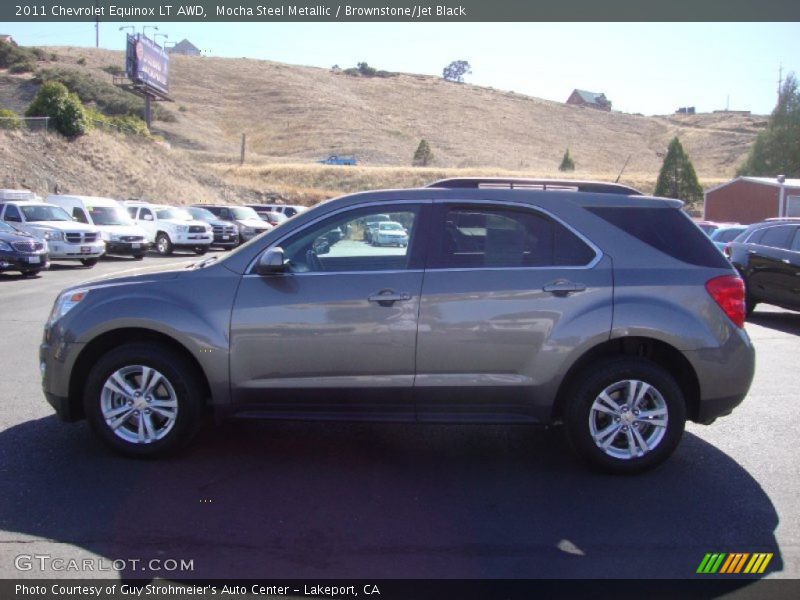 Mocha Steel Metallic / Brownstone/Jet Black 2011 Chevrolet Equinox LT AWD