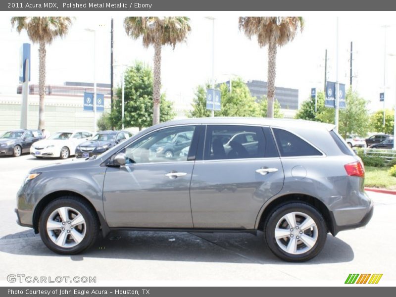 Polished Metal Metallic / Ebony 2011 Acura MDX