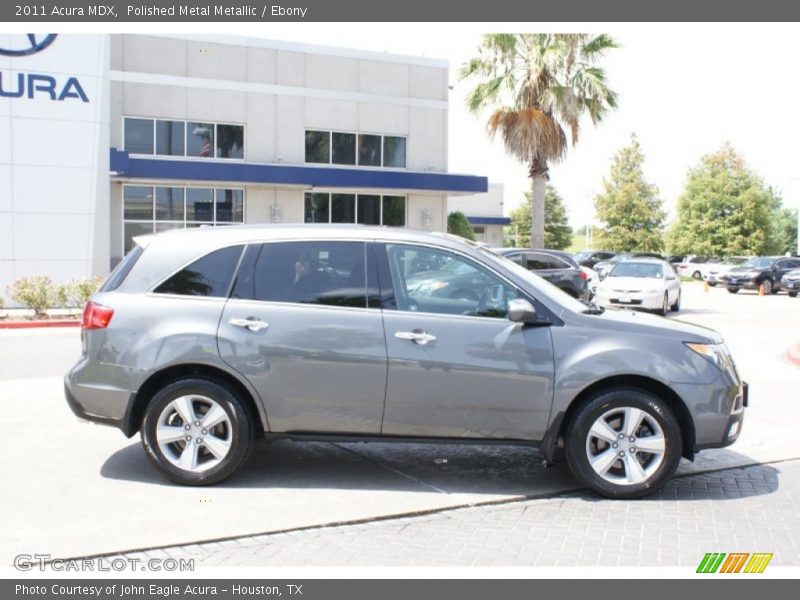 Polished Metal Metallic / Ebony 2011 Acura MDX