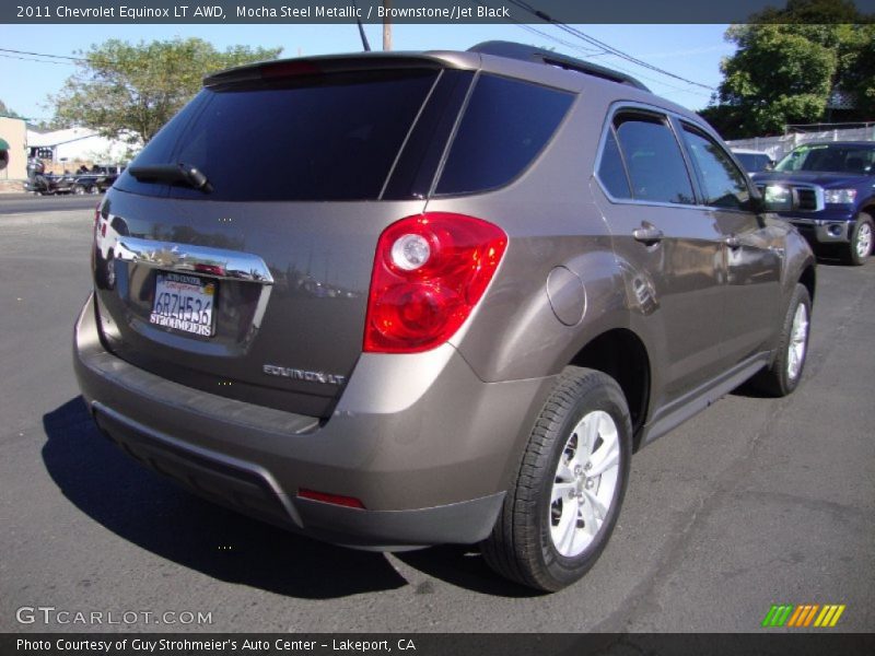 Mocha Steel Metallic / Brownstone/Jet Black 2011 Chevrolet Equinox LT AWD