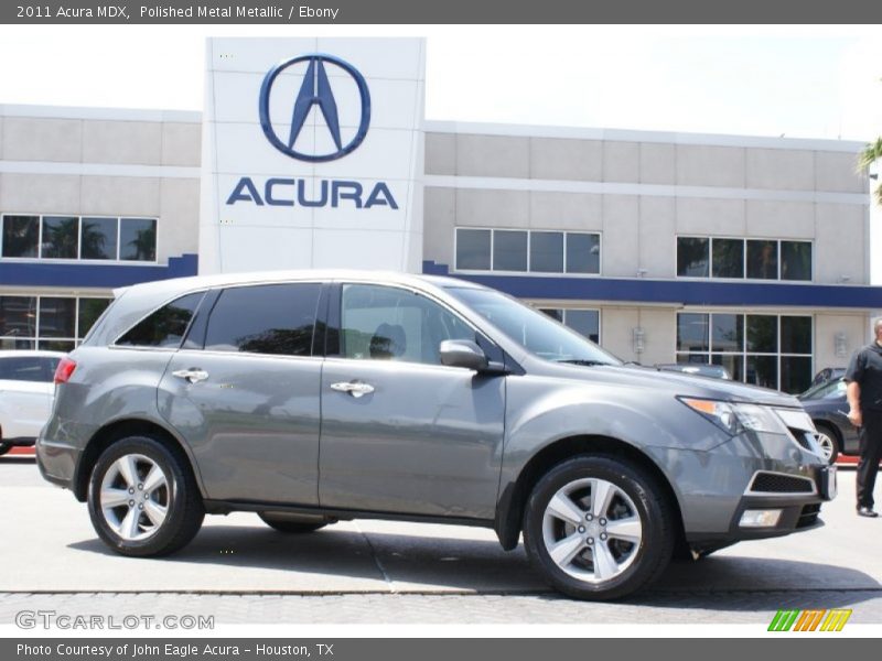 Polished Metal Metallic / Ebony 2011 Acura MDX