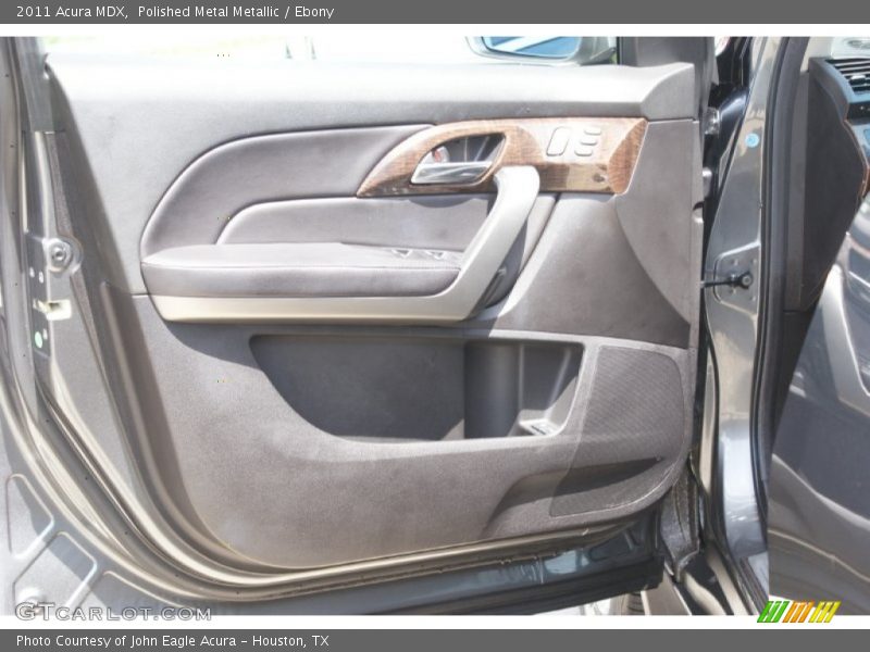 Polished Metal Metallic / Ebony 2011 Acura MDX