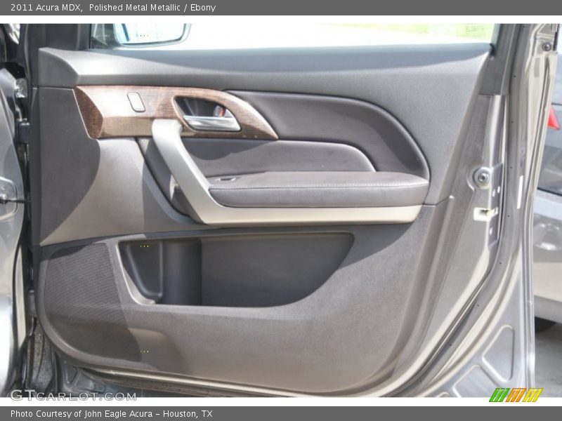 Polished Metal Metallic / Ebony 2011 Acura MDX