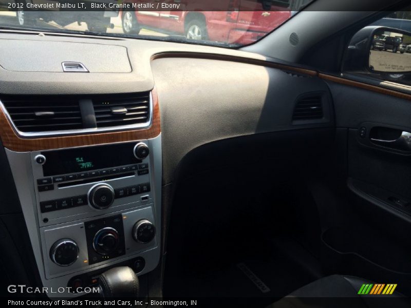 Black Granite Metallic / Ebony 2012 Chevrolet Malibu LT