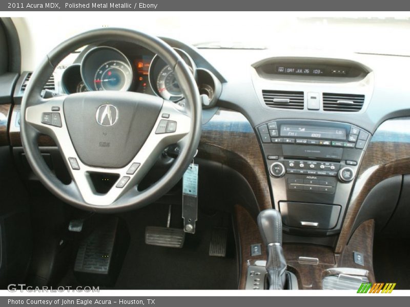 Polished Metal Metallic / Ebony 2011 Acura MDX