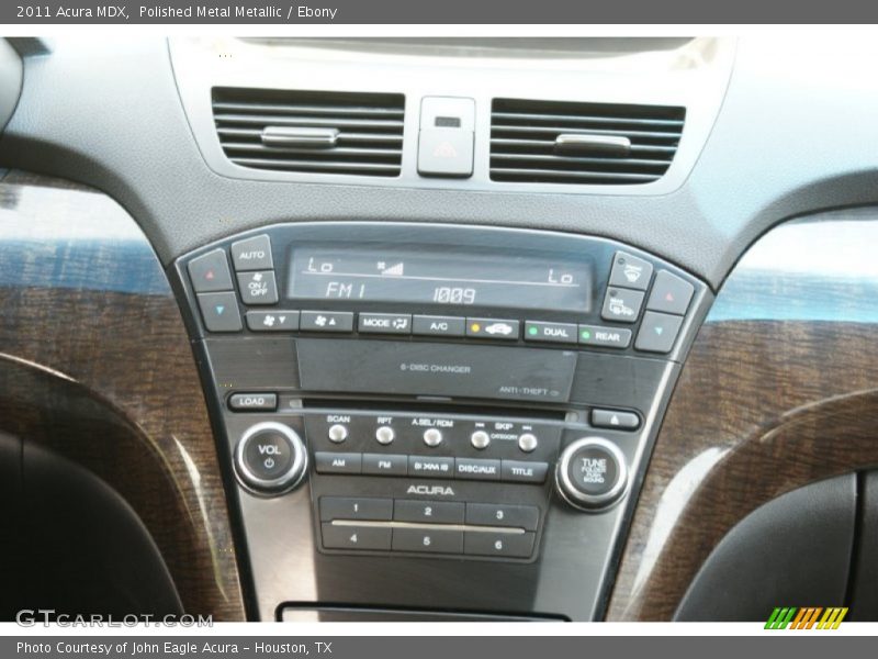 Polished Metal Metallic / Ebony 2011 Acura MDX
