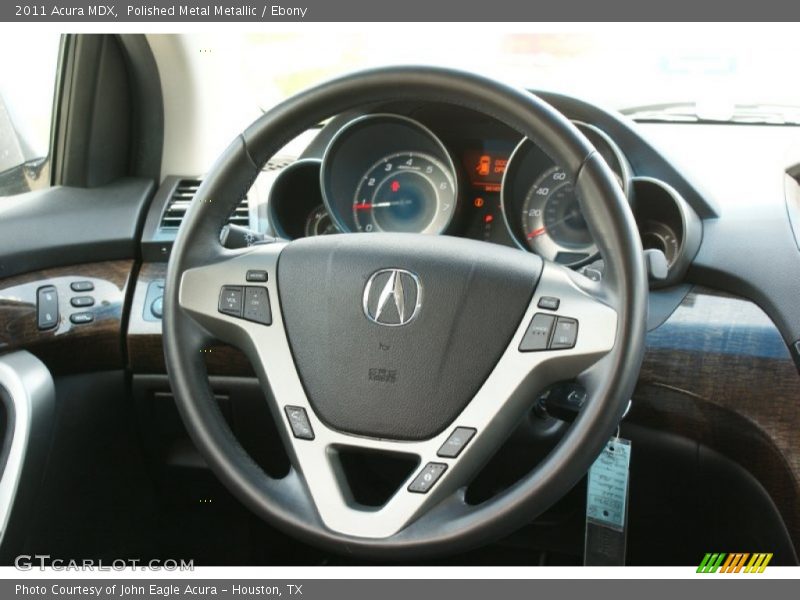 Polished Metal Metallic / Ebony 2011 Acura MDX