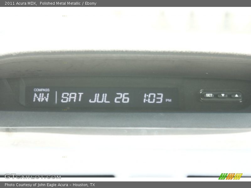 Polished Metal Metallic / Ebony 2011 Acura MDX