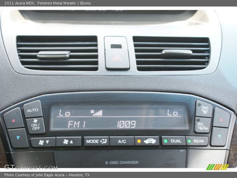 Polished Metal Metallic / Ebony 2011 Acura MDX
