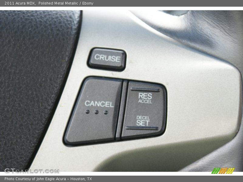 Polished Metal Metallic / Ebony 2011 Acura MDX