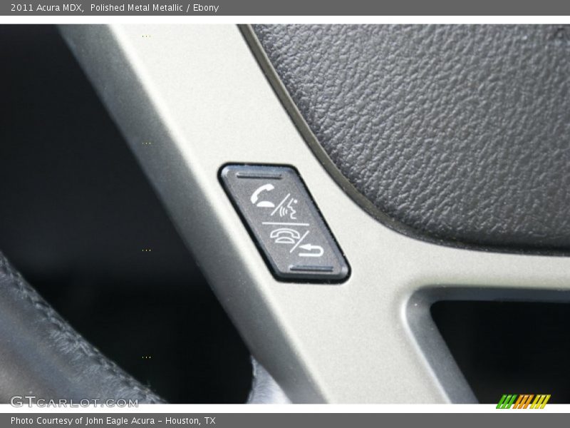 Polished Metal Metallic / Ebony 2011 Acura MDX