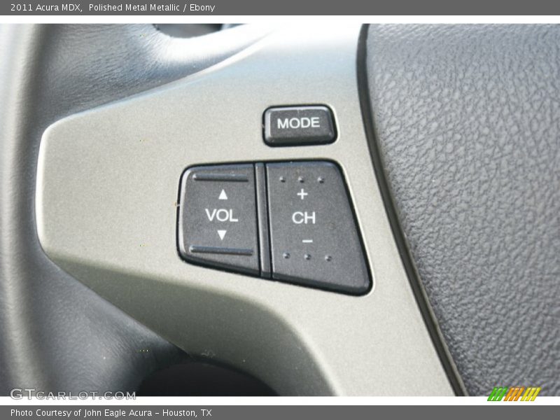 Polished Metal Metallic / Ebony 2011 Acura MDX