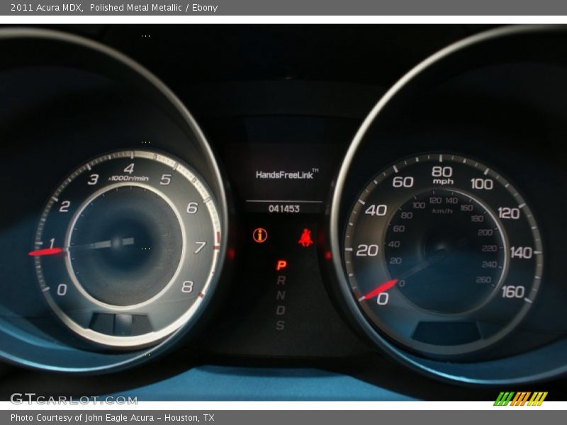 Polished Metal Metallic / Ebony 2011 Acura MDX
