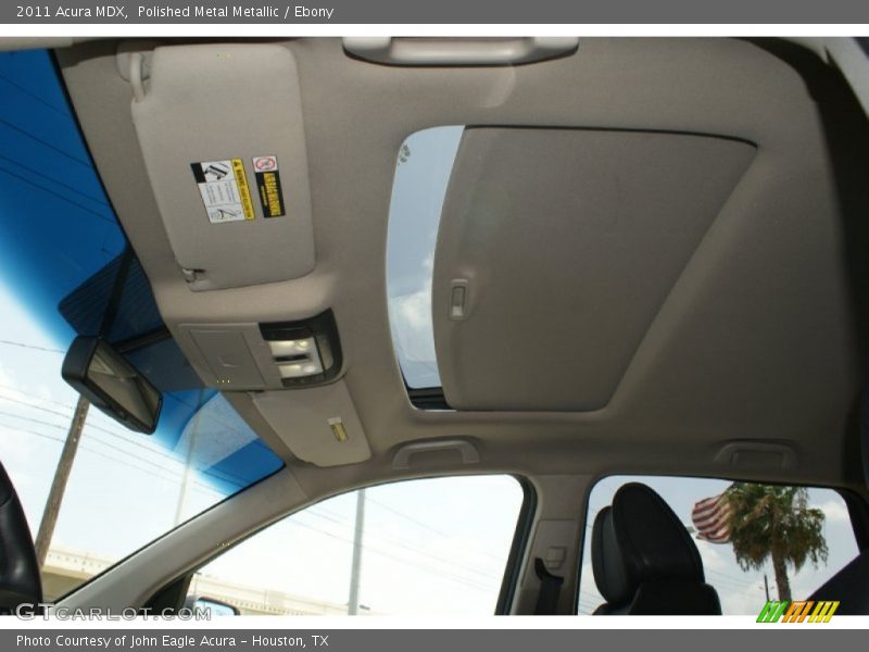 Polished Metal Metallic / Ebony 2011 Acura MDX