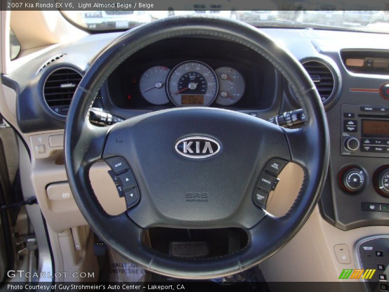 Light Almond Beige / Beige 2007 Kia Rondo EX V6