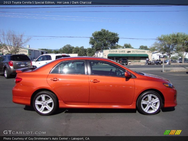 Hot Lava / Dark Charcoal 2013 Toyota Corolla S Special Edition