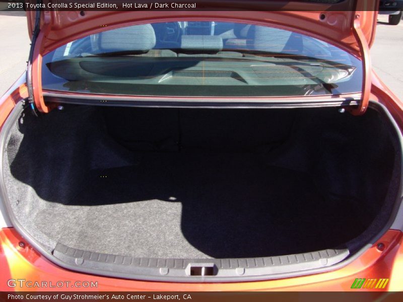 Hot Lava / Dark Charcoal 2013 Toyota Corolla S Special Edition